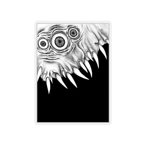 Toothy | Vinyl Sticker | Surreal Monster Art Decal