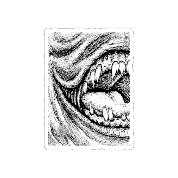 Smile | Vinyl Sticker | Creepy Art Decal