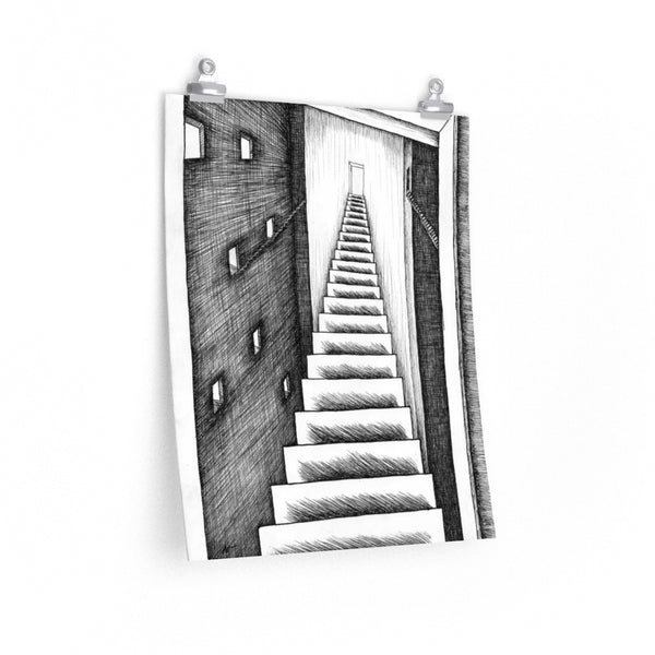 Stairway to Lex | Surreal Dark Art Poster