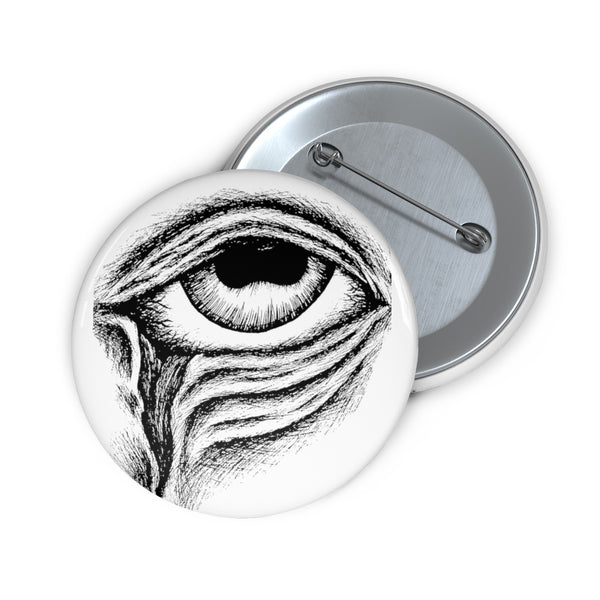Deadeye | Surreal Dark Art Pin Button