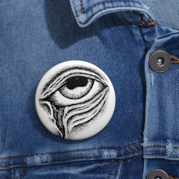Deadeye | Surreal Dark Art Pin Button