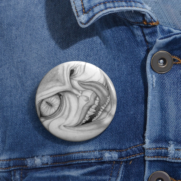 Demons Unleashed | Horror Monster Dark Art Pin Button