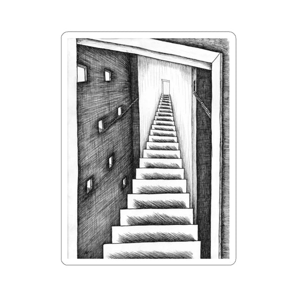 Stairway to Lex | Vinyl Sticker | Surreal Art Decal