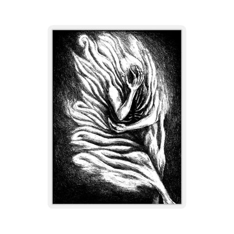 Grief (dark) | Vinyl Sticker | Surreal Dark Art Decal